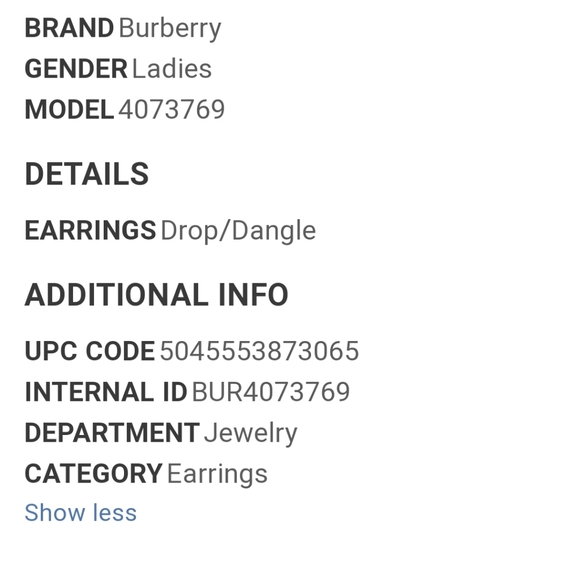 Burberry flower earrings - Picture 6 of 10